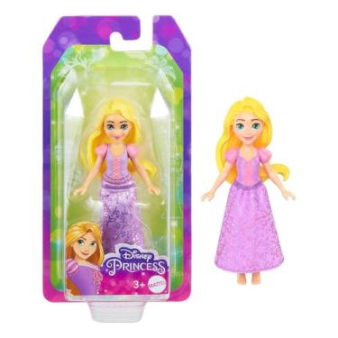 Imagem de Mini boneca disney princesas rapunzel 9 cm - mattel hlw70