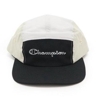 Imagem de Boné Champion Five Panel Micro Script Outline - Preto/Creme/Bege-Unissex