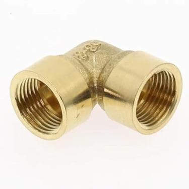 Imagem de 1/20.3 cm 1/10.2 cm 3/20.3 cm 1/5.1 cm 3/10.2 cm 2.5 cm fêmea X rosca macho 90 graus latão cotovelo encaixe conector acoplador para água combustível cobre adaptador (FF,3/20.3 cm)