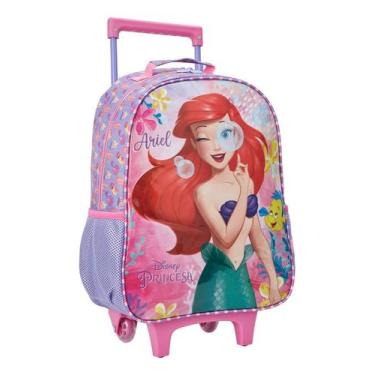 Imagem de Mochila Infantil Pequena Sereia Ariel Princesas Disney - xeryus