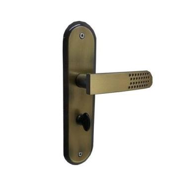 Imagem de Fechadura Madrid 2002/15 Banheiro Espelho Latonado 40mm Hela