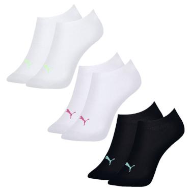 Imagem de Kit 3 Pares de Meias Puma Sapatilha Esportiva Feminina