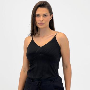 Imagem de Cropped Pacific Blue Regata Texturizado com Bojo Feminino-Feminino