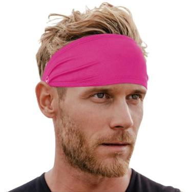 Imagem de Bandanas de suor masculinas – Faixa de cabeça – Faixas de cabeça para malhar masculina esportiva faixa de cabeça masculina – Faixas atléticas masculinas para ciclismo, faixas de futebol – Faixas de suor masculinas