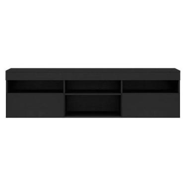 Imagem de Rack Suspenso Para Até 65 Fg3326 Com 2 Portas Preto - MULTIMOVEIS