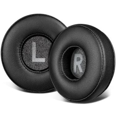 Imagem de SOULWIT Substituição de Almofadas de Ouvido para Sony WH-CH500/CH510/CH520, MDR-ZX100/ZX110/ZX110NC/ZX220/XB200/ZX300/ZX330BT, MDR-V100/V150/V200/V250/V300/V400/DR-BT101 - CP Preto
