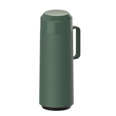 Imagem de Garrafa Térmica Tramontina Exata Verde Com Ampola De Vidro E Tampa Rosqueável 1 Litro