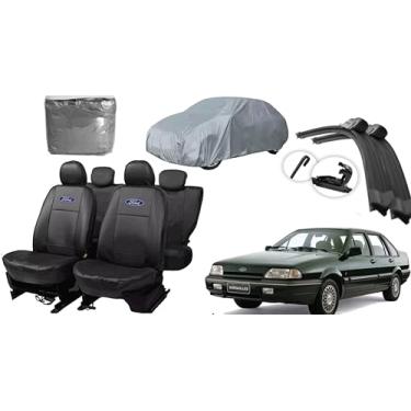 Imagem de Capa de couro +Capa de cobrir + Limpador de para - brisa -Ford versales 91-98