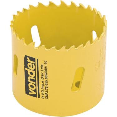 Imagem de Serra copo aço rápido 35mm bimetálica para metal Vonder