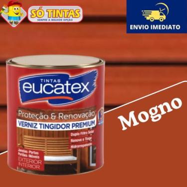 Imagem de Verniz Tingidor Brilhante Eucatex 900ml Proteção e Renovação Uso Inter