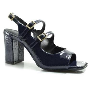 Imagem de Sandália de Salto Bloco Feminina Via Marte 139-003-01-Feminino