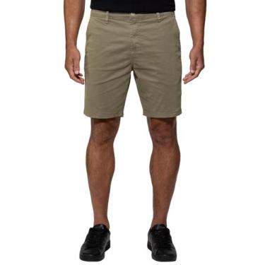 Imagem de Bermuda Guess Masculina Chino Stretch Cáqui, 42