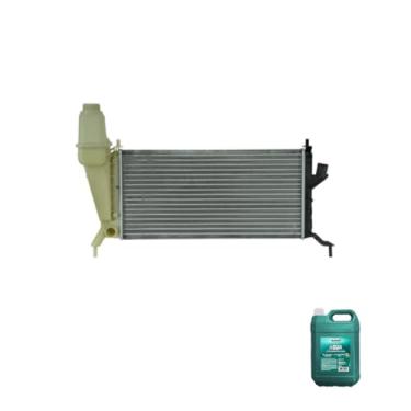 Imagem de Kit Radiador GM Celta 1.0/1.4 00/05 Sem Ar-Condicionado + Água Desmineralizada 5 Litros