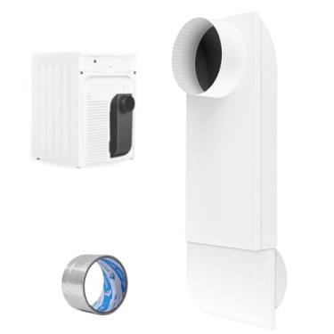 Imagem de Ventilação de secador de periscópio ajustável de 30 a 48 cm atualizada pela OEM, ventilação de secadora de aço inoxidável, adequada para todas as saídas de ventilação de secadora de 10 cm, para tubo