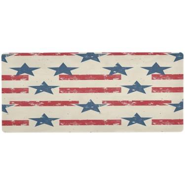 Imagem de SEHANY Tapete de mouse grande com bandeira americana, 90 x 39,9 cm, antiderrapante, para jogos, base de borracha de 3 mm, protetor de mesa, laptop, mesa para jogadores, desktop, escritório e casa