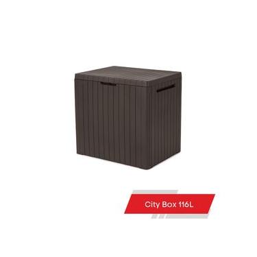 Imagem de Mini Baú Multiuso City Box 113L Keter