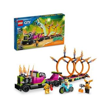 Imagem de LEGO caminhão de acrobacias e desafio do anel de fogo (479 peças)