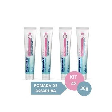 Imagem de Kit com 4 Cremes Pomada de Assadura 30gr Cada - Bepantol