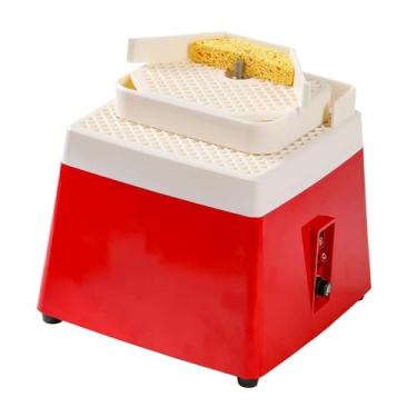 Imagem de Esquirla Mini máquina de esmeril para vitrais, ferramenta de esmeril DIY com broca de 1/8'' para artes e decoração, estúdio doméstico, Vermelho