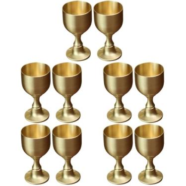 Imagem de 5 conjuntos de taça de vinho de cálice de comunhão medieval de vinho de licor de de licor de estilo europeu cálice de de bebida