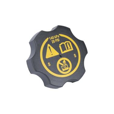 Imagem de Rldym Tampa do tanque de surto de radiador 13502353, tampa do reservatório de refrigerante 20 P.S.I para GMC Buicks Encore Cadillac Escalade Chevy Avalanche adequada 09-15 Regal Lacrosse Cruz capa de