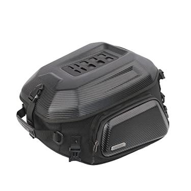 Imagem de Bolsa traseira expansível para moto 23-35L Grande capacidade de armazenamento universal pilotagem capacetes Ferramentas com Design resistente Estilo aerodinâmico EVA Instalação fácil