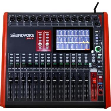 Imagem de Mesa De Som Digital Soundvoice Shift 16 Efeito 6 Auxiliares Banda Igreja Evento