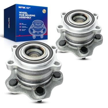 Imagem de KAX 512388 pares de conjuntos de cubo de rolamento de roda traseira compatíveis com Nissan Altima 2007-2018, 2009-2014 2016-2019 Nissan Maxima, Infiniti QX60 2014-2020, Infiniti JX35 2013 5 terminais