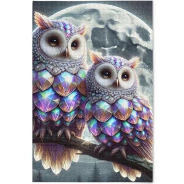 Imagem de Quebra-cabeças engraçados personalizados 1000 peças para adultos decoração de casa arte arte quebra-cabeça duro presentes para jogo de elefante branco, 75 x 50 cm