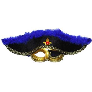 Imagem de Petitebella Máscara de fantasia de pirata, Azul, One Size