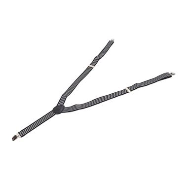 Imagem de Yinhing Calças Usando Cinto Auxiliar de Comprimento Ajustável Ferramenta de Assistência para Curativos para Idosos Com Deficiência Com Problemas Nas Costas e Quadril Liga de (Listra Preta e Branca)