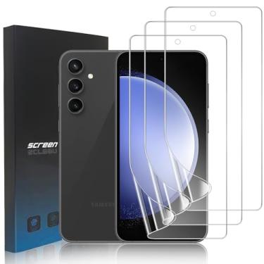 Imagem de zonyee Pacote com 3 protetores de tela para Samsung Galaxy S23 FE [sem vidro], película de TPU flexível e macia de cobertura total para Galaxy S23 FE 5G 6,4 polegadas, película de hidrogel