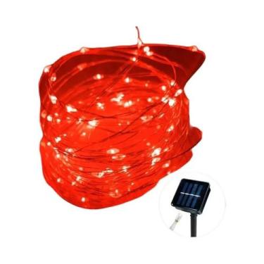 Imagem de Luzes De Cordão Solar Com 8 Modos LED Para Jardim Externo, Pátio E Nat