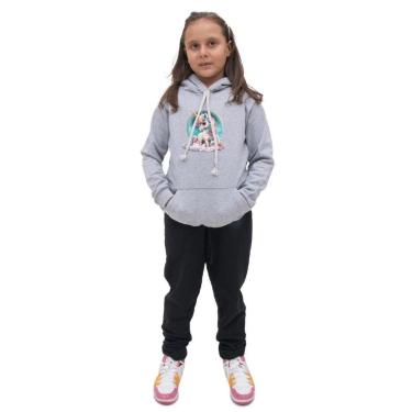 Imagem de Conjunto Moletom Infantil Estampa de Unicornio Menina-Feminino