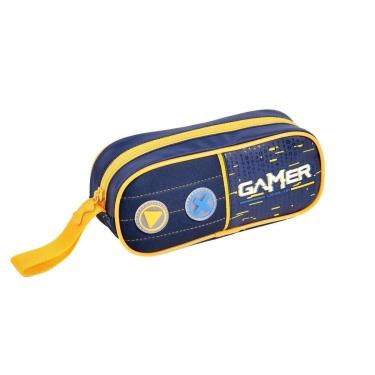 Imagem de Estojo Escolar Infantil Gamer-Masculino