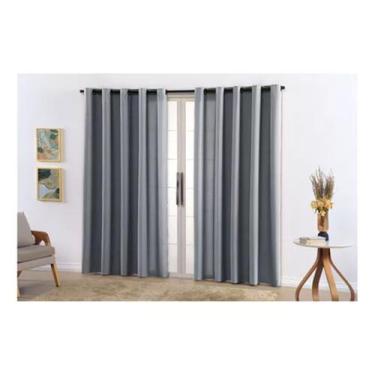 Imagem de Cortina Porta Janela Com Ótimo Caimento Oxford 3,00 X 2,20m Altura - C