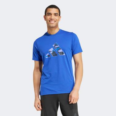 Imagem de Camiseta Adidas Logo Camuflada Masculina-Masculino