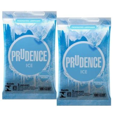 Imagem de Kit 6 Preservativos Camisinha Ice Gelado Prudence