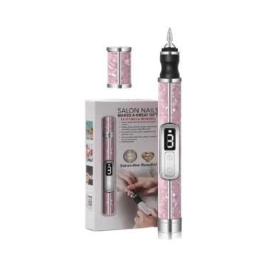 Imagem de Máquina De Furar Unhas Elétrica Profissional Sem Fio Com 3 Velocidades