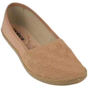 Imagem de Sapatilha Fem Moleca Slip On Knit Gardenia Bege 5287.297