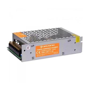 Imagem de Fonte Colmeia 12vdc 10a 120w Bivolt Automática Hayonik FTC1210, Pratea