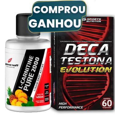 Imagem de L-Carnitina 2000 Liquida Pura 480mL + Deca Testona Evolution