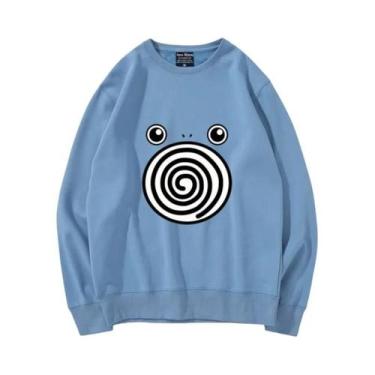 Imagem de Moletom Unissex Engraçado Pikachu Pokémon Com Gola Redonda E Expressõe