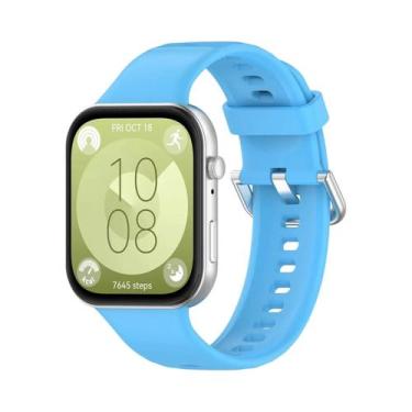 Imagem de Pulseira De Silicone Oficial Para Huawei Watch Fit 3/4/4Pro, Faixa Sub