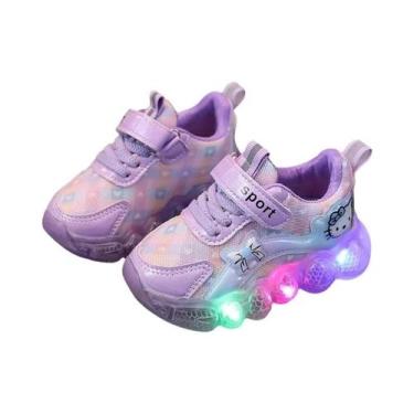 Imagem de Tênis Casuais Antiderrapantes Com Luz LED Para Meninas, Calçados Para 