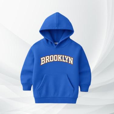 Imagem de Blusa de Moletom Infantil Brooklyn com Capuz Flanelada Moleton Conforto Premium Estilo Streetwear-Unissex