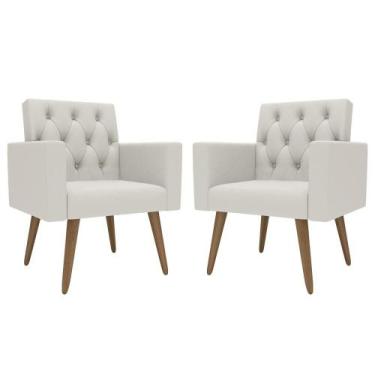 Imagem de Design Exclusivo Na Sala De Espera Poltrona Capitonê material sintétic