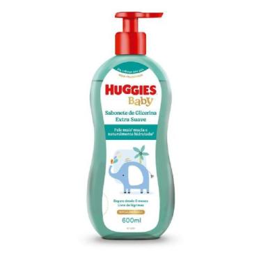 Imagem de Sabonete Líquido Huggies Glicerina para Bebê Extra Suave 600ml