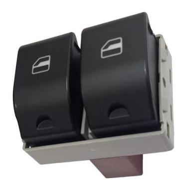 Imagem de Botão Duplo Vidro Elétrico Gol G5 G4 G6 G7 Fox Base Marrom - Congratul