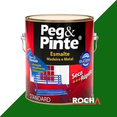 Imagem de Tinta Esmalte Peg e Pinte para Ferro e Metal 900ml - Eucatex, Verde Fo